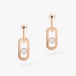 Messika - So Move XL Pendant Earrings Pink Gold